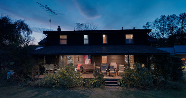 istock House in Lycoming County, PA on a Fall Evening 2064524993