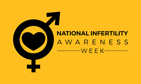 National Infertility Awareness Week Observed every year of April 21th-27th, Vector banner, flyer, poster and social medial template design.