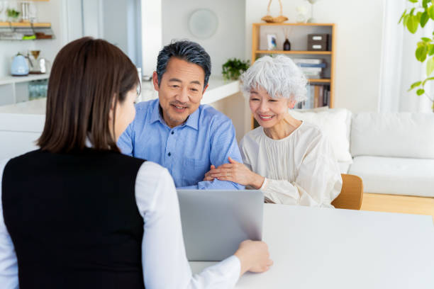 istock Senior couple consulting 2064960066