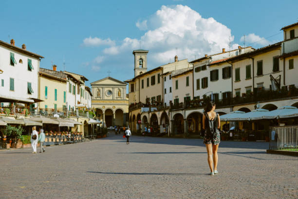 istock tourist visiting Greve in Chianti, Italy 2064989978
