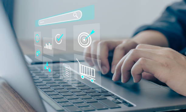 istock Search Engine bar on screen, Technology Data Search on website and Business keyword search or idea finding concept. 2064997878