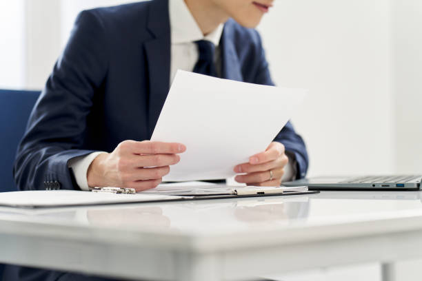 istock Businessman checking the contents of documents 2065003632