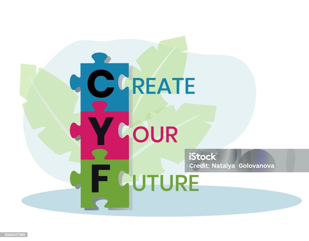 Cyf Letering Cyf Create Your Future Stock Illustration - Download Image Now ...