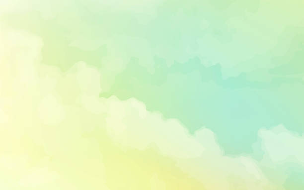 istock abstract watercolor green and yellow soft color background 2065050624
