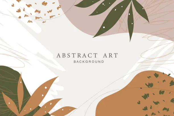 Vector illustration of Trendy abstract art templates.Vector fashion backgrounds.