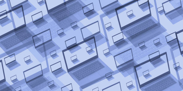 istock Collage of laptop computers background 2065096657