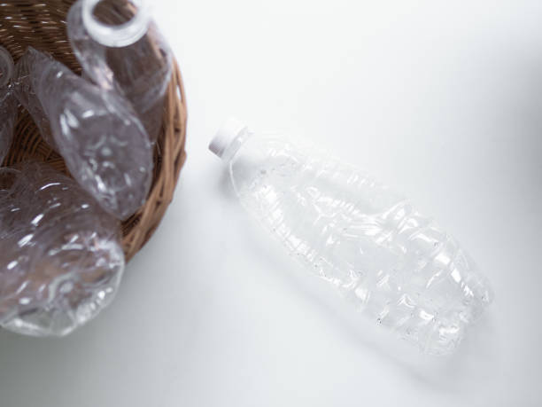 istock Plastic Bottle Water Recycle Trash, Empty Garbage Drink Pollution Object Rubbish Top view Recycling, Trash Re use Gabage Compressed, Concept for Eco System Environment Clean Zero Carbon Ecological. 2065122400