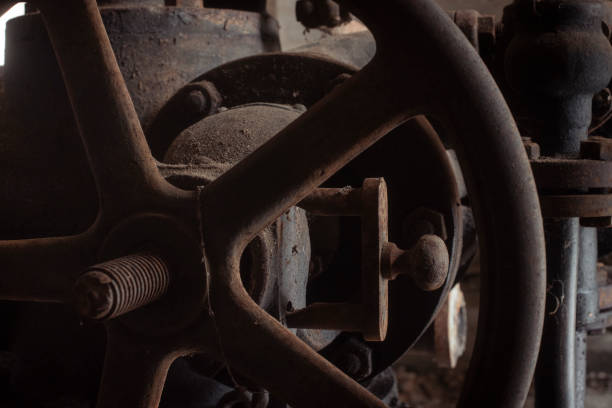 istock Old rusty iron in industrial equipment 2065136166