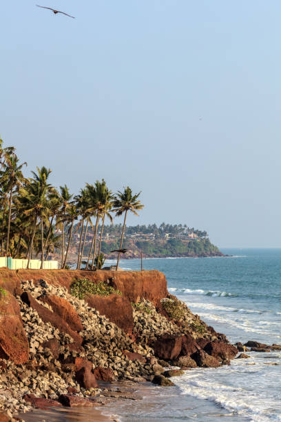 istock Tropical coast, cliff with palm trees in Varkala, Kerala, India. 2065171425
