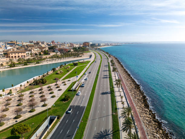 istock Aerial drone view of Palma de Mallorca, Spain 2065179486