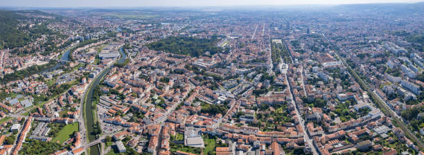 istock Aerial around the city Nancy 2065187406