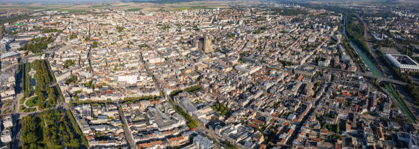istock Aerial around the city Reims 2065187933