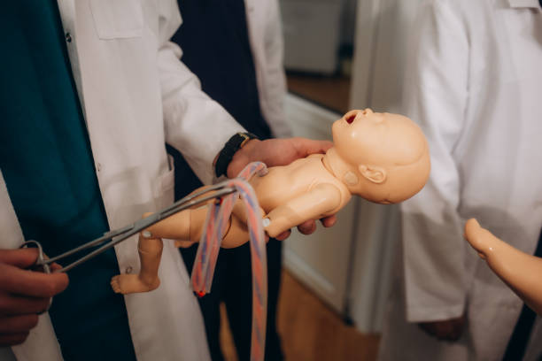 A poor naked unwanted baby doll