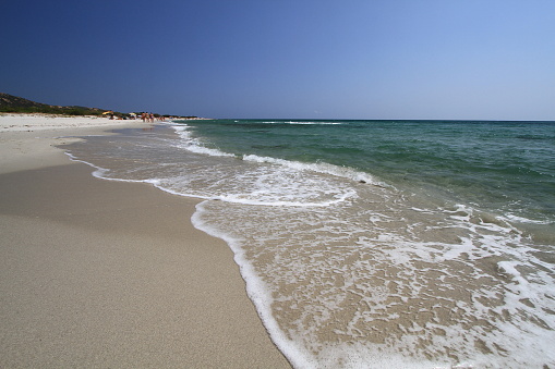 The beautiful beach of Berchida in Siniscola in Sardinia, Italy