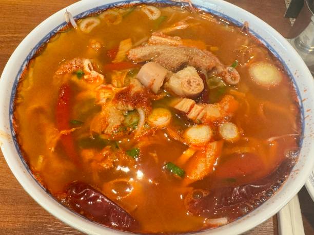 istock Spicy tripe and beef noodle soup 2065293946