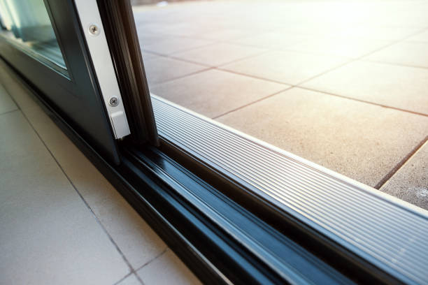 istock closeup of aluminium frame sliding terrace door system 2065351717