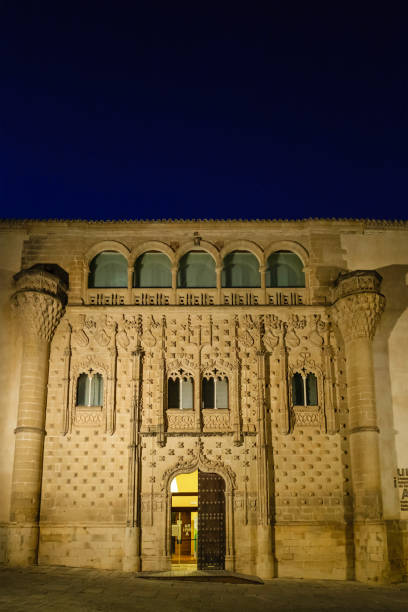 palace of jabalquinto in baeza, headquarter of the international university of andalusia (unia) - jabalquinto ストックフォトと画像