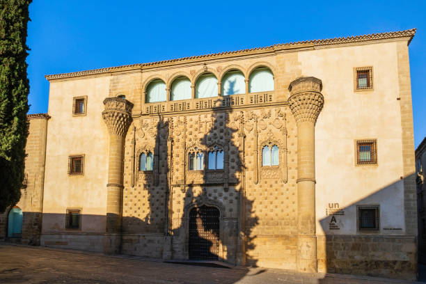palace of jabalquinto in baeza, headquarter of the international university of andalusia (unia) - jabalquinto ストックフォトと画像