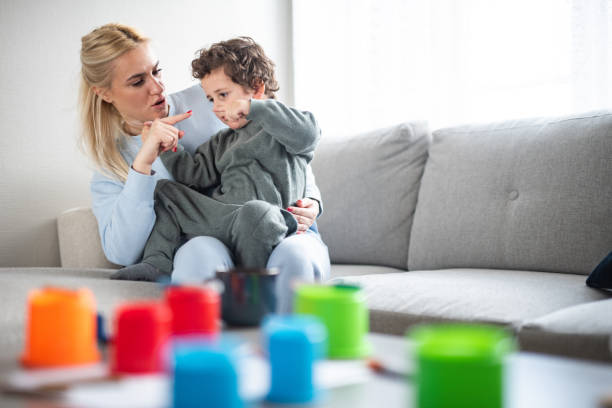istock Boy and mom spend time together 2065422224