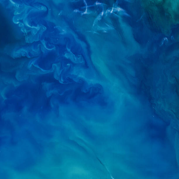 istock Blue water texture background. Elements of this image furnished by NASA. 2065442188