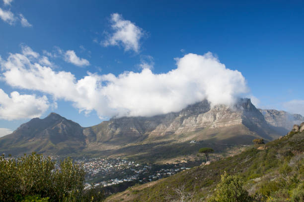 Table Mountain, Cape Town, South Africa stock photo