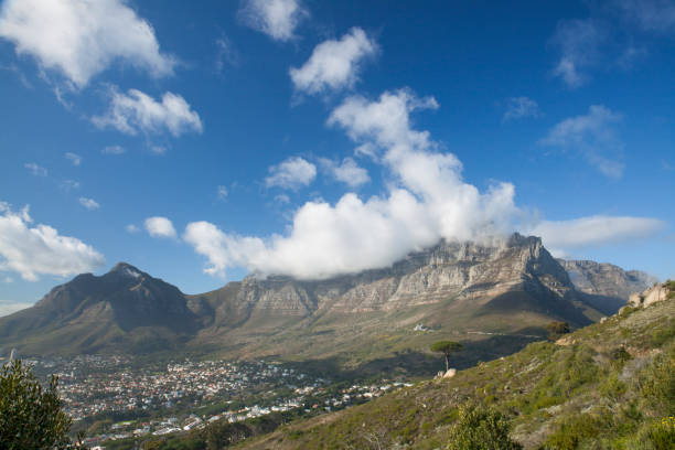 Table Mountain, Cape Town, South Africa stock photo