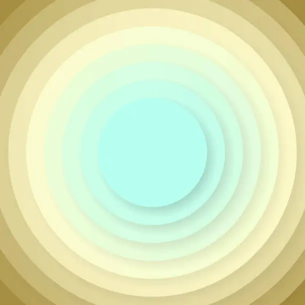Vector illustration of Abstract design with circles and Beige gradients - Trendy background
