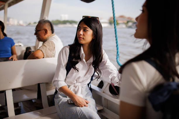 istock Tourists on a boat ride in Bangkok 2065500702