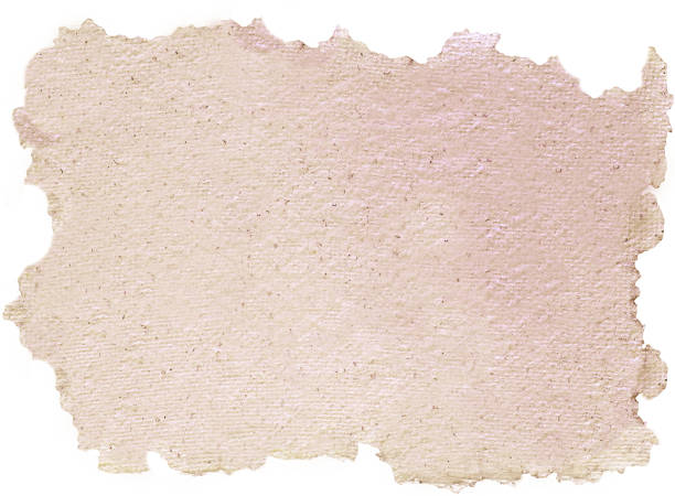 istock Thick brown cardboard with uneven edges on a white background 2065515711