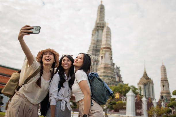 istock Tourists visiting Wat Arun, Bangkok 2065517329