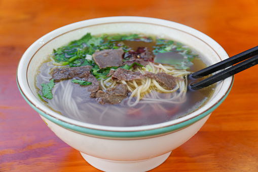 Chinese Food: Beef noodle soup