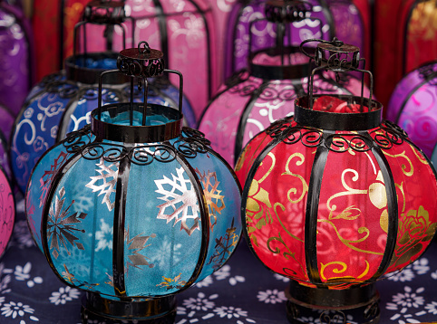Color Chinese Lanterns
