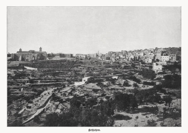 istock Historical view of Bethlehem, Palestine, halftone print, published in 1899 2065600953