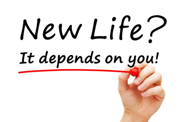 istock New Life It Depends On You Inspirational Quote 2065626331