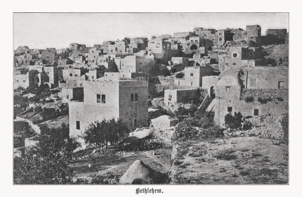 istock Historical view of Bethlehem, Palestine, halftone print, published in 1899 2065661975