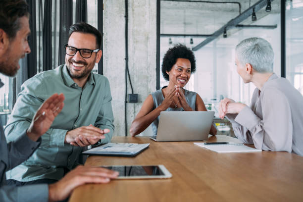 istock Business persons on meeting in the office. 2065681299