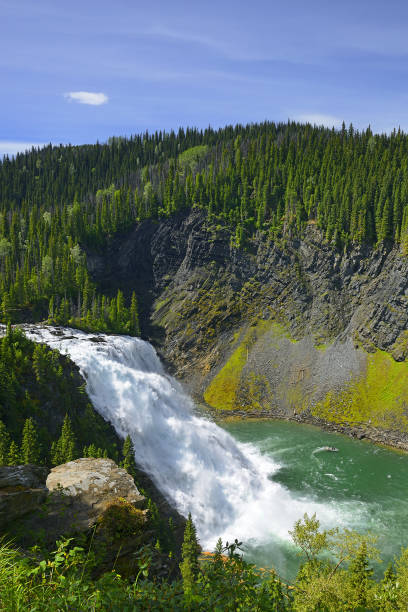 istock Kinuseo waterfall and Murray River of British Columbia, Canada 2065695704
