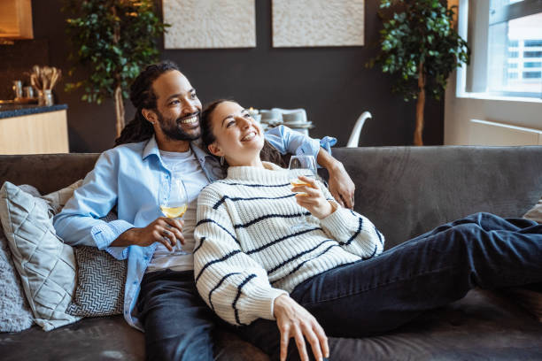 istock Couple at home celebrating birthday 2065737653
