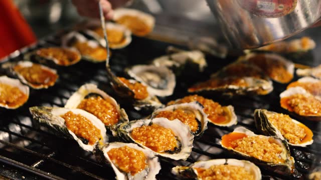 Oyster snack barbecue