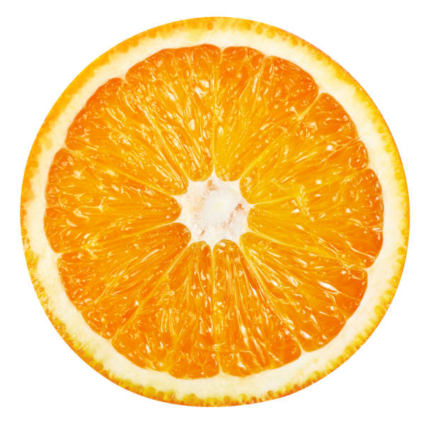 istock Orange fruits slice isolated Clipping Path 2065877847