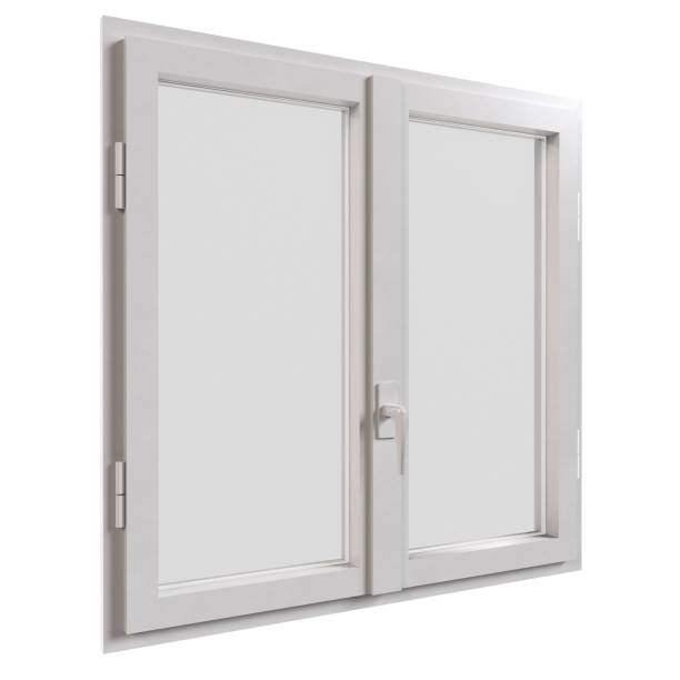 istock A white window with two panes of glass and a handle 2065958632