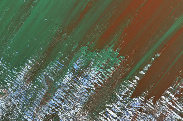 abstract art background green-brown in rustic style