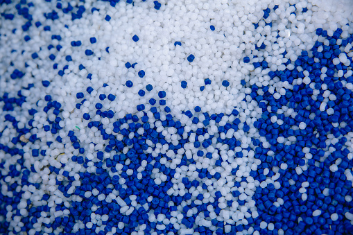 PVC Plastic granules Background Polymer