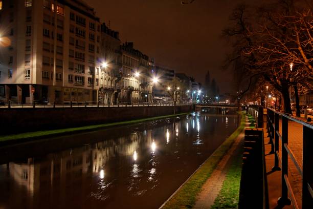 istock Strasbourg by night in France 2066035565