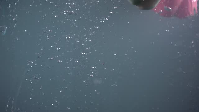 Vegetables paprikas underwater super slow motion
