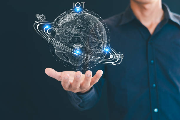 istock Intelligent Internet of Things Technology Future Technology of 5g High-speed Internet Digital Marketing 2066061566
