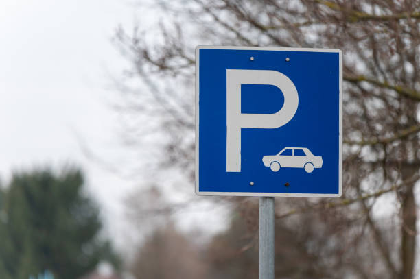 istock Parking lot traffic sign 2066061574