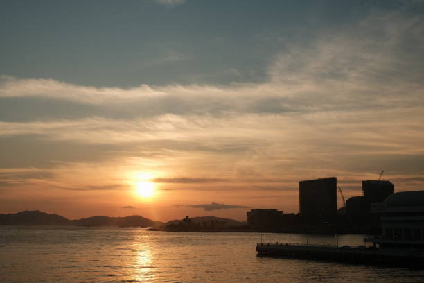 istock sea and sky, island , sunset 2066071579