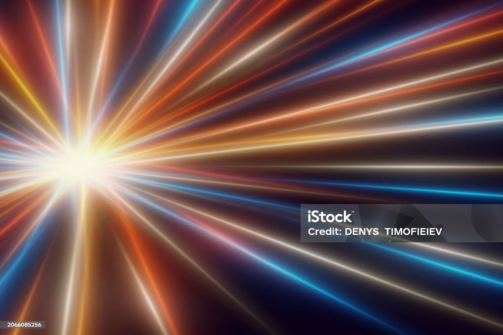 Light Dynamic Path Modern Abstract High Speed Motion Dynamic Light Paths Of Light Movement ...
