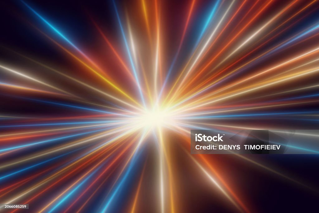 Light Dynamic Path Modern Abstract High Speed Motion Dynamic Light Paths Of Light Movement ...